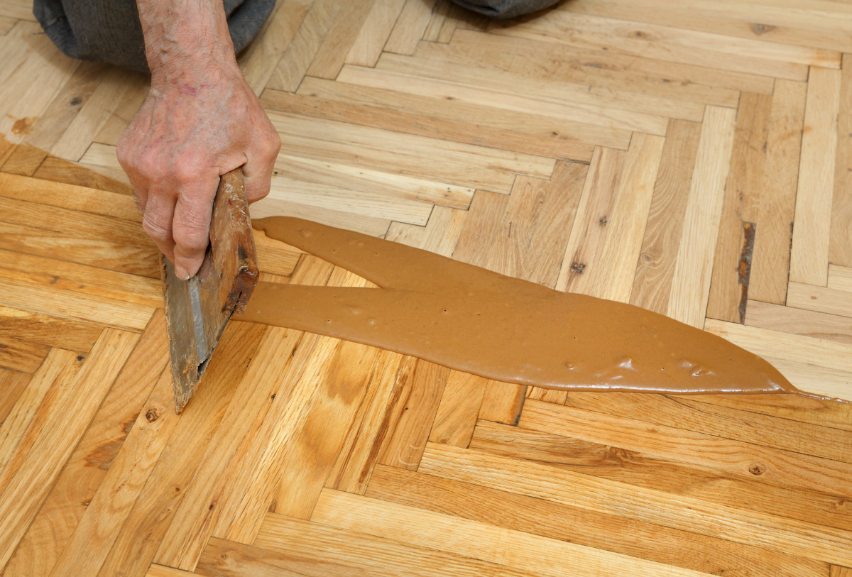 Finition de parquet