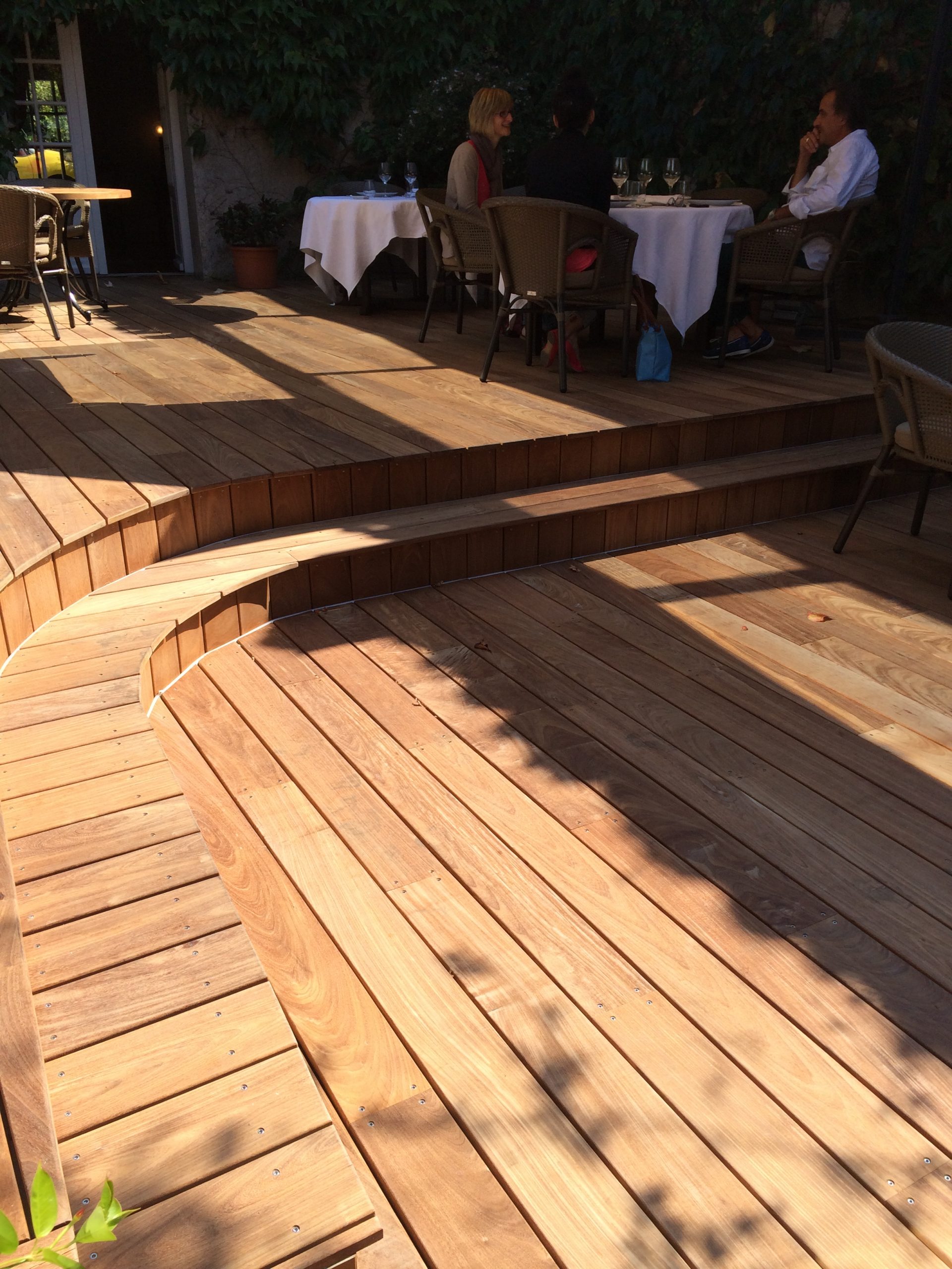 Pose de terrasse en bois