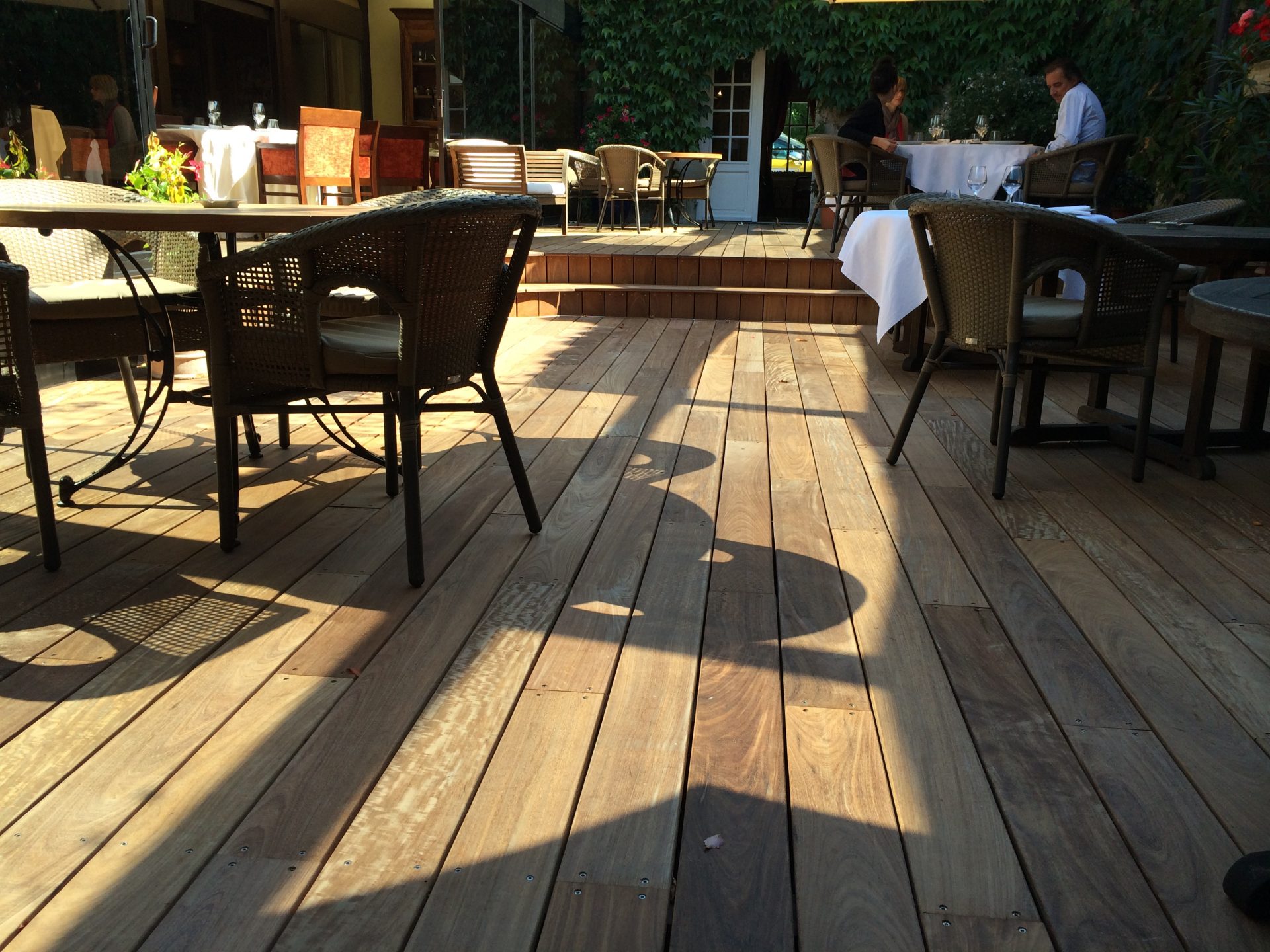 Pose de terrasse en bois